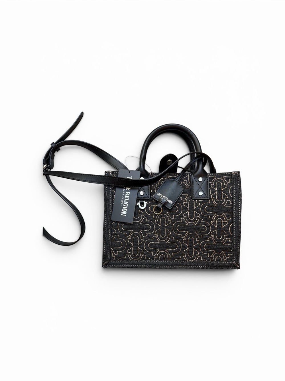 True Religion Black Quilted Satchel - Picture 5 of 5